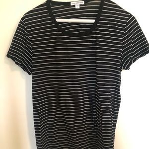 Standard James Perse black/white knit top. Size 3